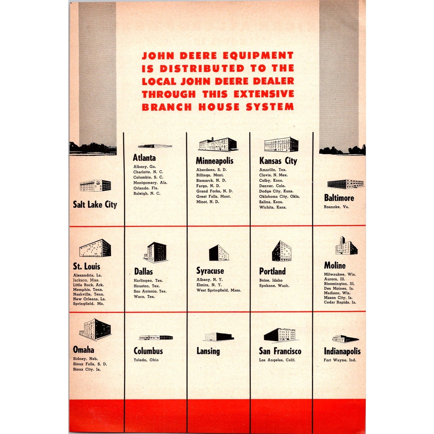 1949 John Deere Quality Equipment 2 Page Ad I16