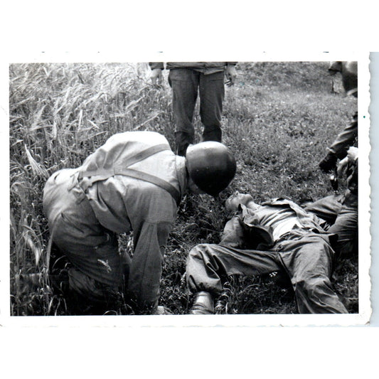 US Soldier Joe Juriga After Accident Postwar Germany c1954 Army Photo AF1-AP6