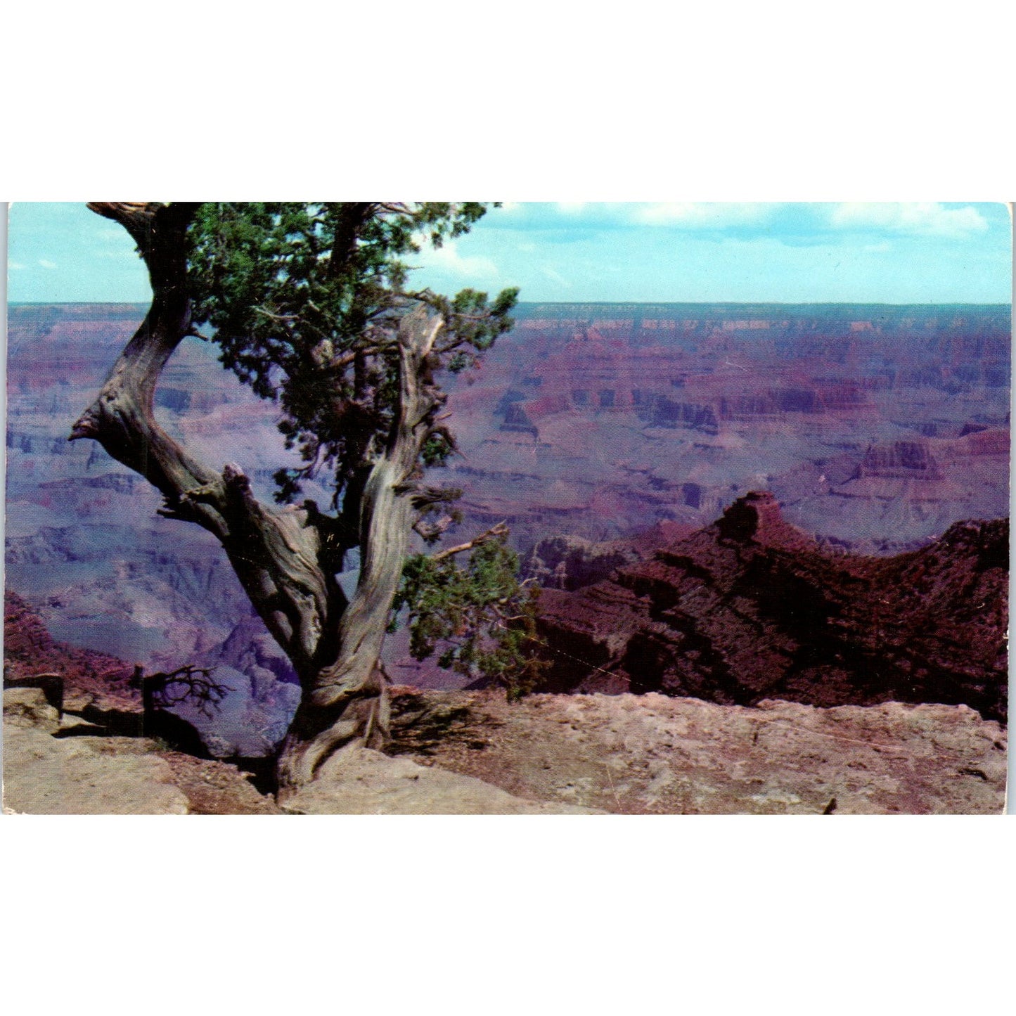1960 Grand Canyon National Park Yavapai & Yaki Points AZ Vintage Postcard PE3