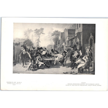 Chelsea Pensioners Reading the Waterloo Gazette - Wilkie c1905 Art Print D13