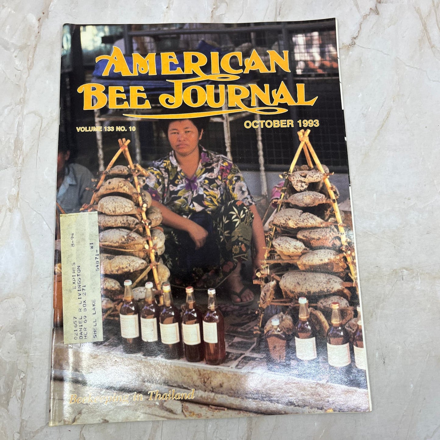 1993 Oct - American Bee Journal Magazine - Bees Beekeeping Honey M9