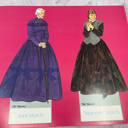 1996 Little Women Paper Dolls Book by Tom Tierney Complete FL1