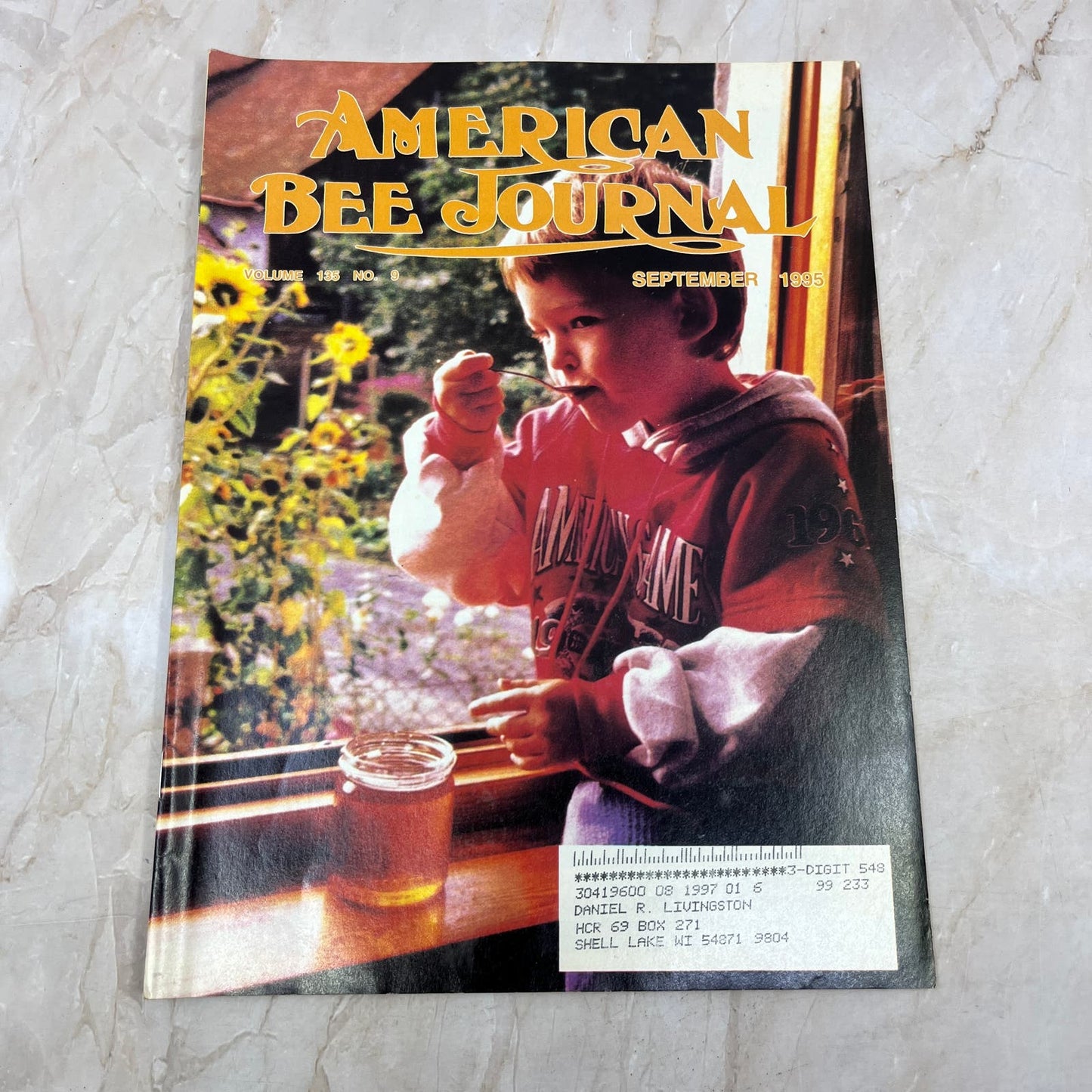 1995 Sept American Bee Journal Magazine Bees Beekeeping Honey M7