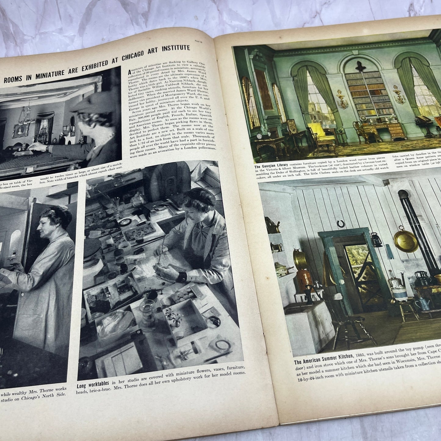 1937 Nov 29 Life Magazine, United States Capitol, Supreme Court Portraits TK3