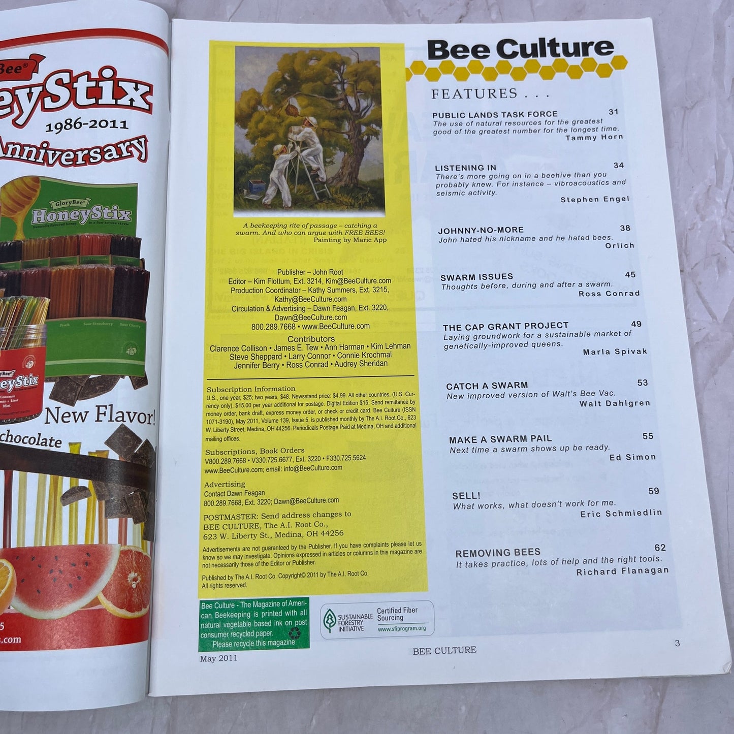 2011 May - Bee Culture Magazine - Bees Beekeeping Honey M32