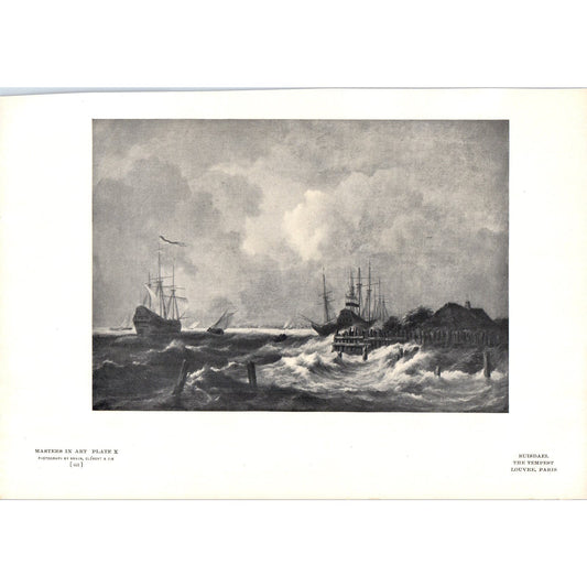 The Tempest - Ruisdael c1905 Art Print D13