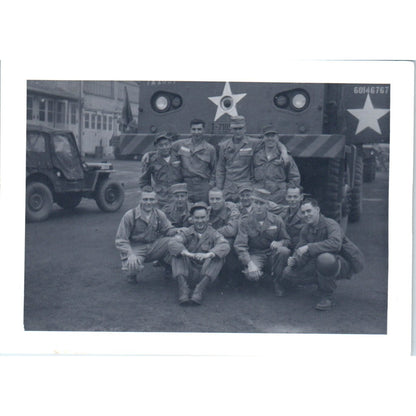 Tomoi, Zelinski, Jurich, Brumley, Ted Postwar Europe c1954 Army Photo AF1-AP5