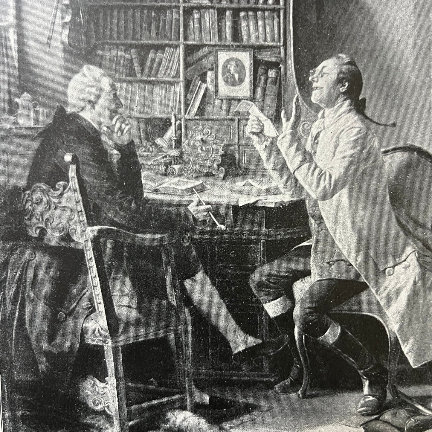 Kagebein and Bodinus Engraving Vintage Art Print 9x12 V5