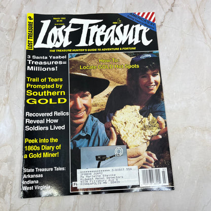 1992 March - Lost Treasure Magazine - Treasure Hunting Gold Prospecting M14