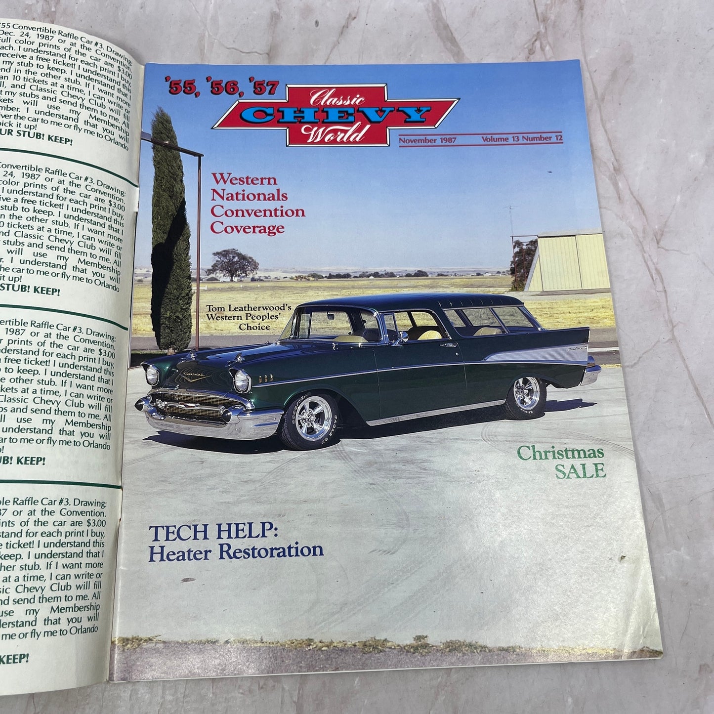 Heater Restoration - '55, '56, '57 Classic Chevy World Magazine - Nov 1987 M31