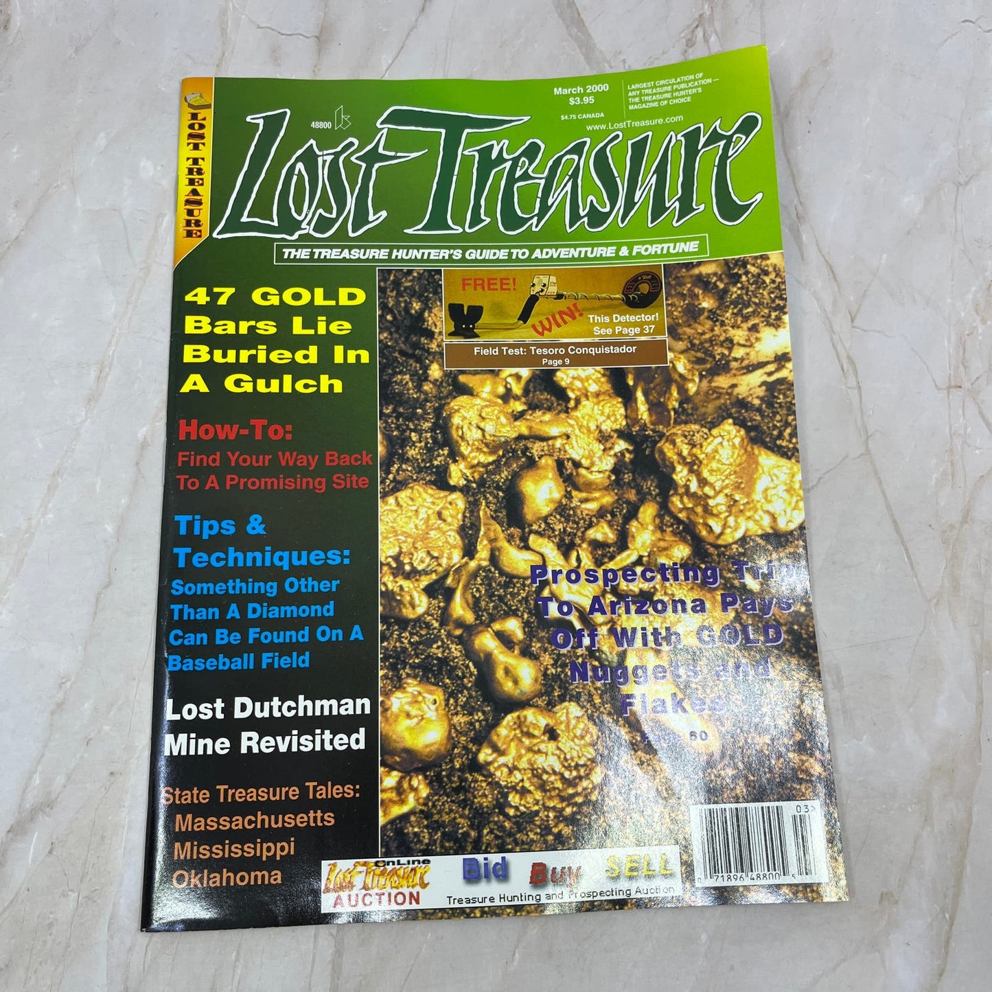 2000 March - Lost Treasure Magazine - Treasure Hunting Gold Prospecting M14