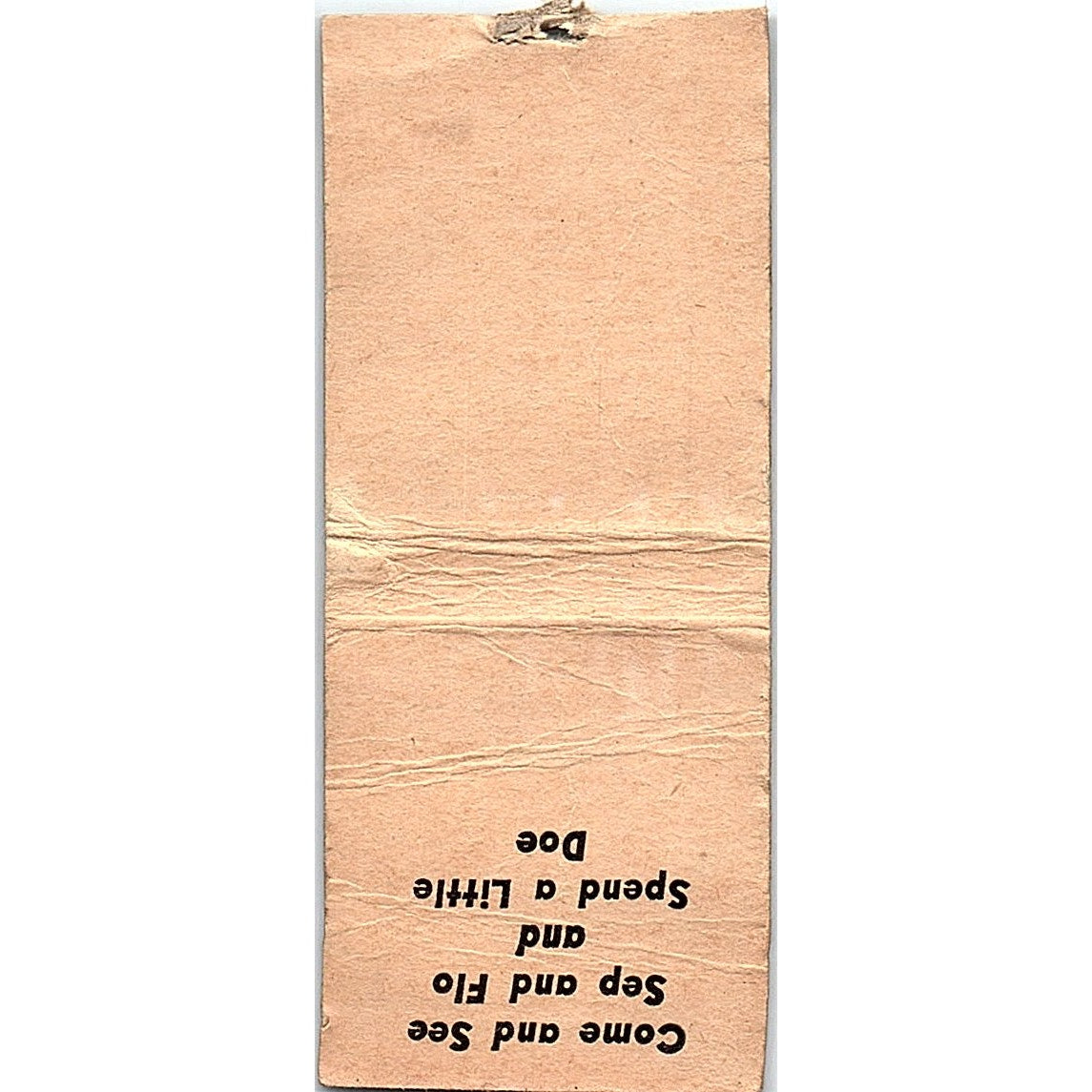 Range Line Inn Sep & Flo Schmit Mequon WI Vintage Matchbook Cover SF3-Y9