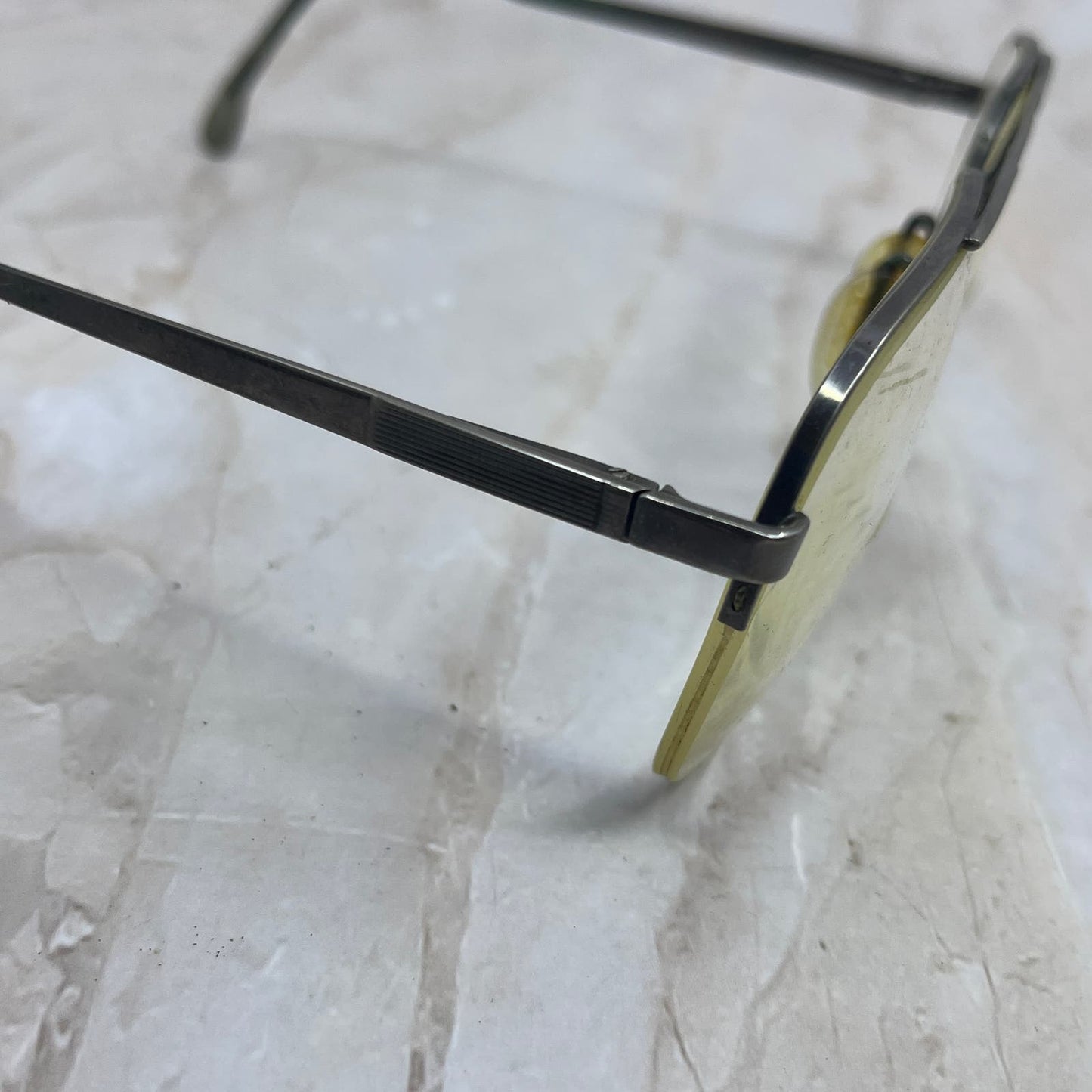 Retro Men’s Half Rim Silver Tone Aviator Sunglasses Eyeglasses Frames TD7-G6-5
