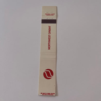 Northwest Orient Airlines Vintage Matchbook TB6-MB2-9