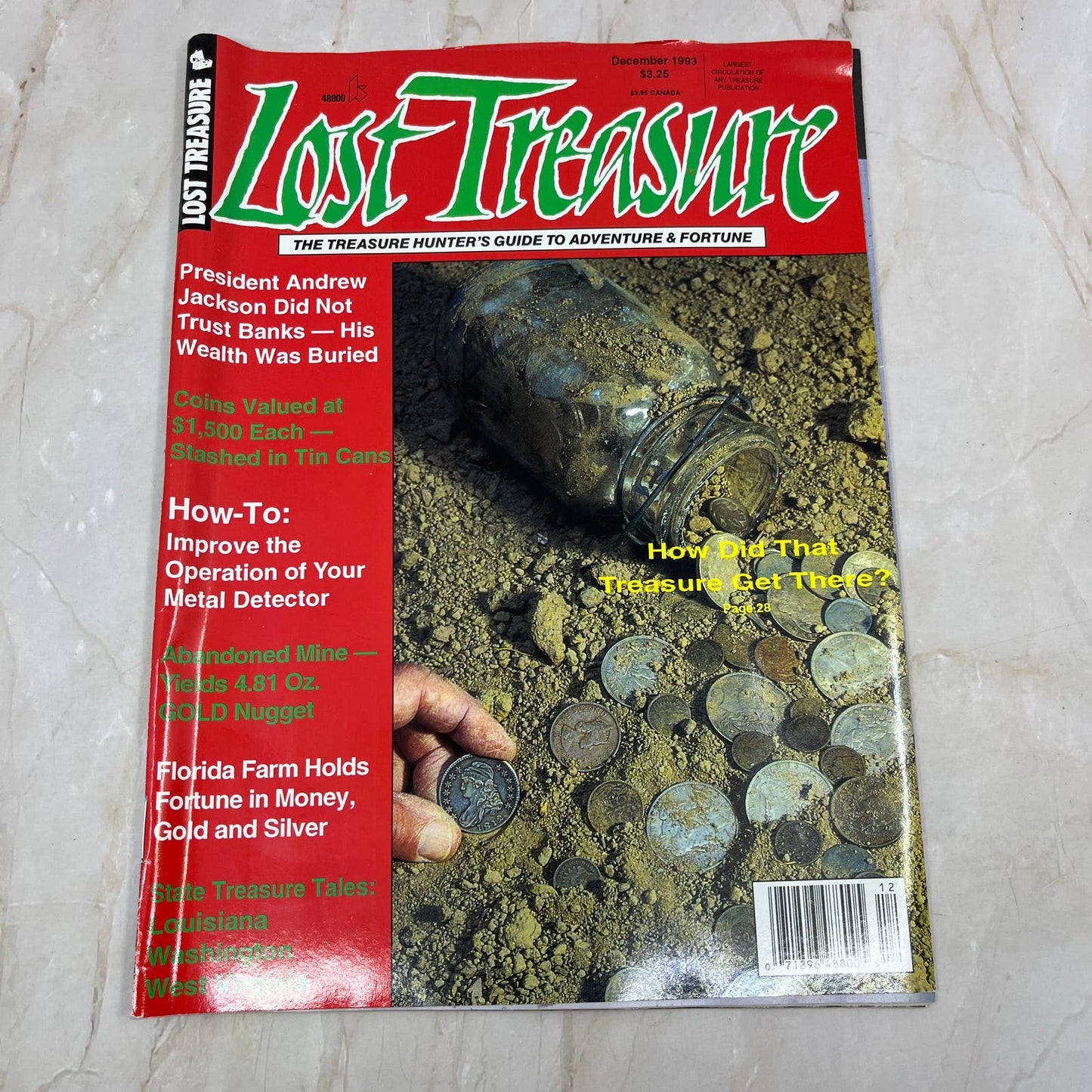 1993 Dec - Lost Treasure Magazine - Treasure Hunting Gold Prospecting M14