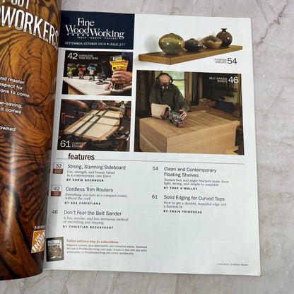 Stunning Sideboard - Oct 2019 No 277 - Taunton's Fine Woodworking Magazine M36