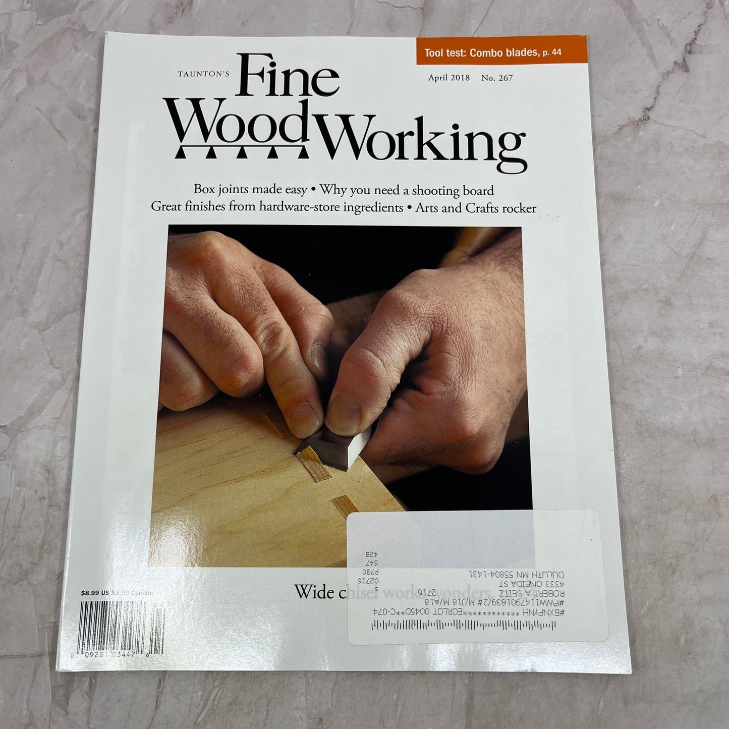 Wide Chisels - Apr 2018 No 267 - Taunton's Fine Woodworking Magazine M36