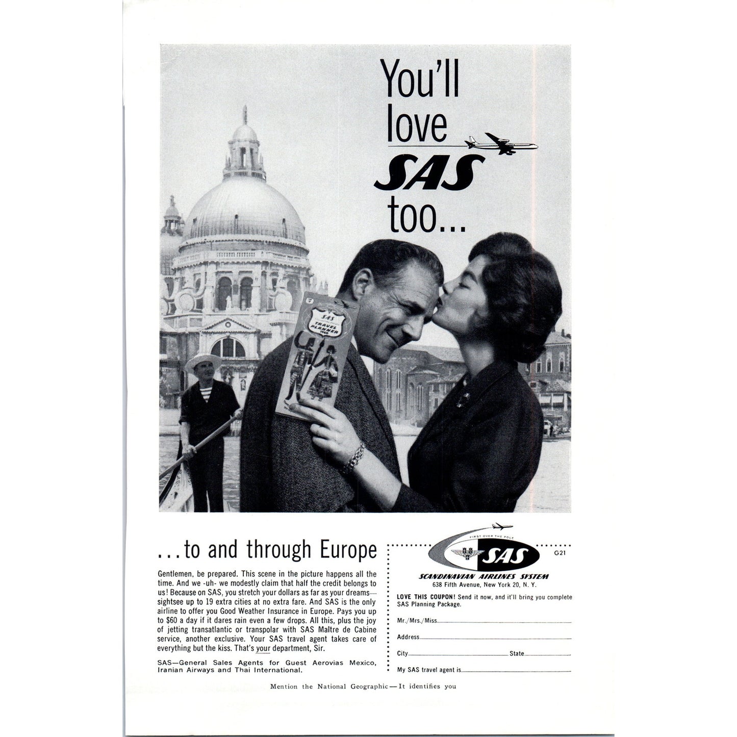 Sunset Ford Thunderbird Automobile Car - Vintage Magazine Ad D20