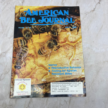 1998 July American Bee Journal Magazine Bees Beekeeping Honey M8