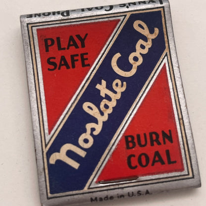 Reed & Costolo Coal Fuel Oils Lynn MA Noslate Coal Vtg Matchbook Cover TB8-MB2-7
