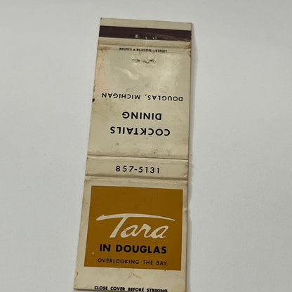 Tara Restaurant Douglas MI Vintage Matchbook Cover TB6-MB1-14
