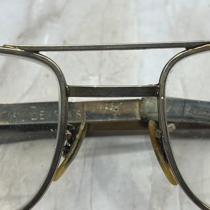 Vintage Benson's 12k GF Aviator Glasses Eyeglasses Frames 5 3/4 England SB8