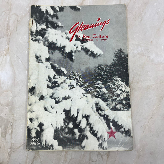 1950 December Gleanings in Bee Culture Magazine Bees Beekeeping Honey TD7