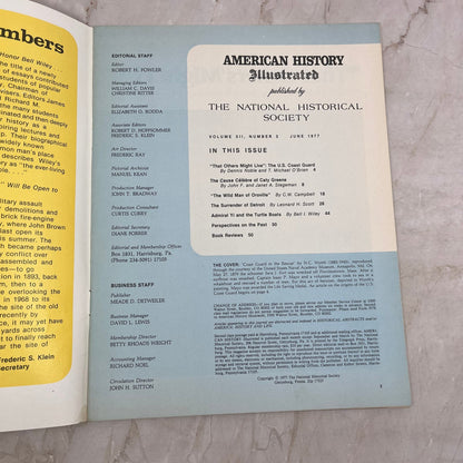 1977 June - American History Illustrated Magazine Coast Guard to the Rescue M21