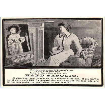 Hand Sapolio Hand Soap c1905 Victorian Ad AE9-MA1