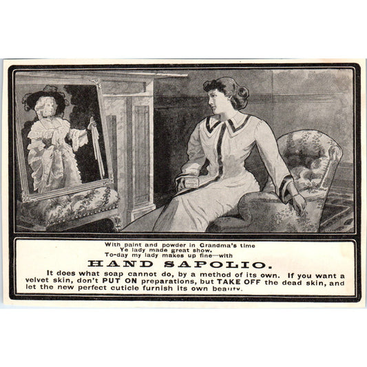Hand Sapolio Hand Soap c1905 Victorian Ad AE9-MA1