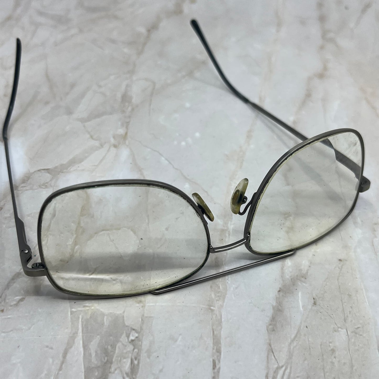 Retro Men’s Elan 9193 Pewter Aviator Sunglasses Eyeglasses Frames TD7-G6-2