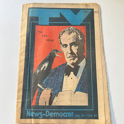1979 Oct 21 Bellville IL News-Democrat TV Listings Magazine The CBS Library L4-1