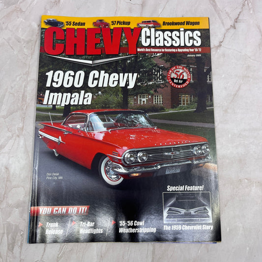 Trunk Release Tri-Bar Headlights - Chevy Classics Magazine - Jan 2009 M30