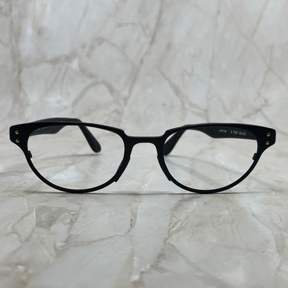 Revue Italy Black Metal & Acrylic Sunglasses Eyeglasses Frames TE9-G3-5