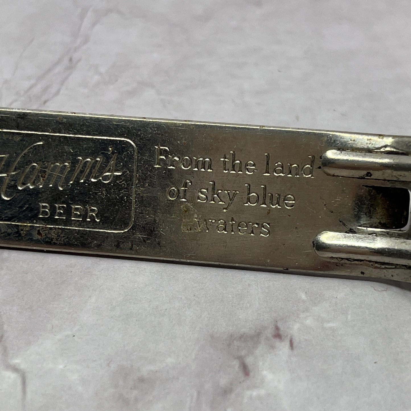Vintage Hamm's Bottle Opener Land of Sky Blue Waters St. Paul MN SC1
