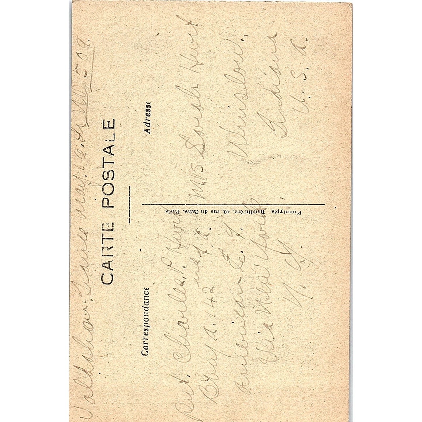 c1920 WWI Troops In The Trenches on the Front Line France Antique Postcard PE7