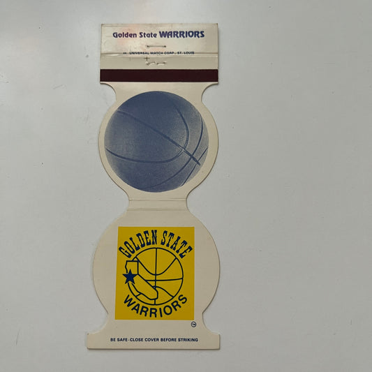 Golden State Warriors NBA 1982-83 Home Schedule Vintage Matchbook Cover SC5-MB1