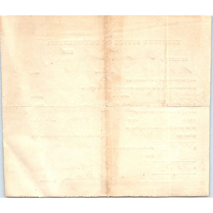 1830s Treasury Office of Pennsylvania Document John Nielson A.H. Mead D18