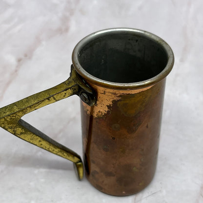 1920's Original Copper and Brass 1/4 Cup Measuring Cup TF4