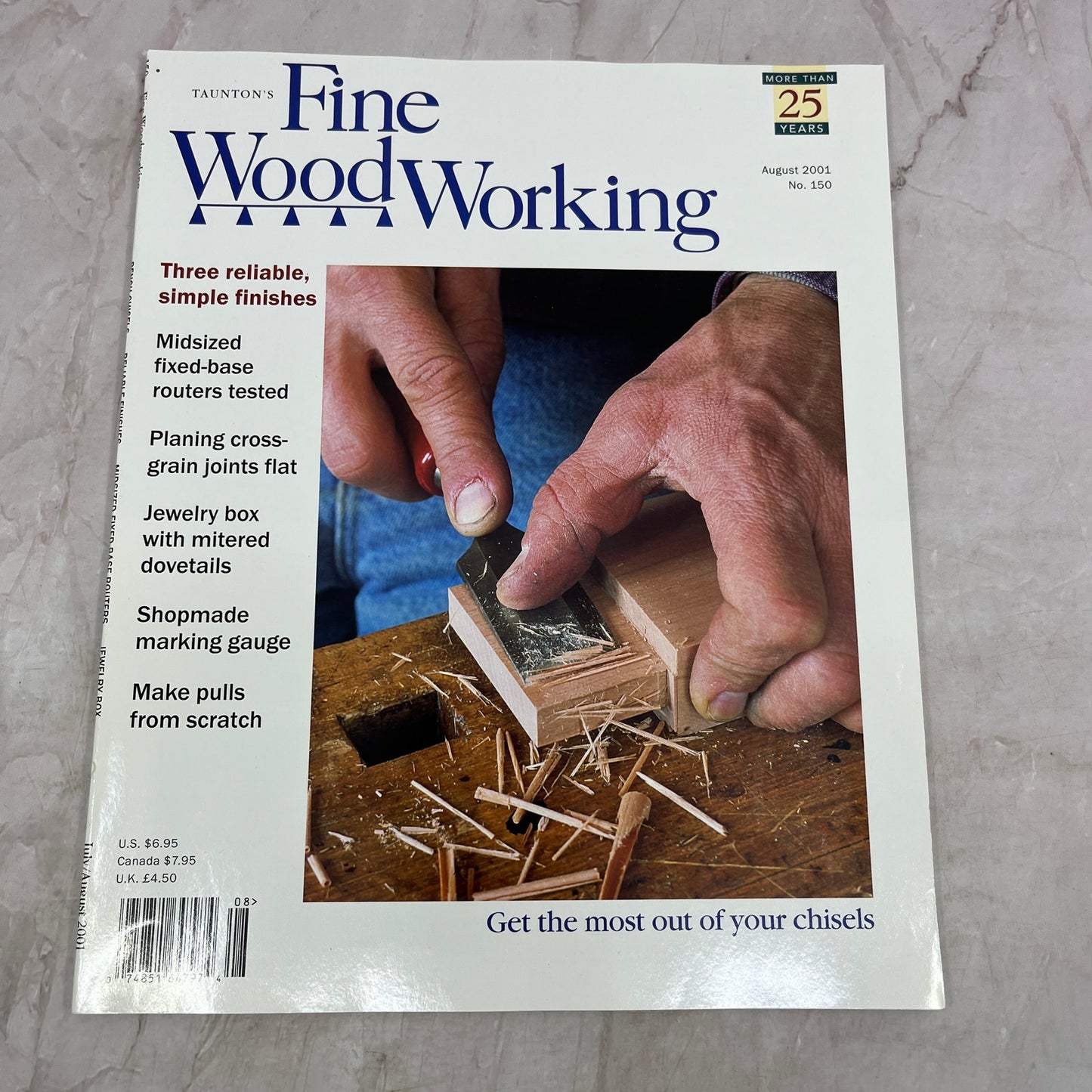 Get The Most Out of Chisels - Aug 2001 No 150 - Fine Woodworking Magazine M34