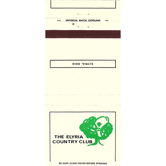The Elyria Country Club Ohio Vintage Matchbook MM4-10