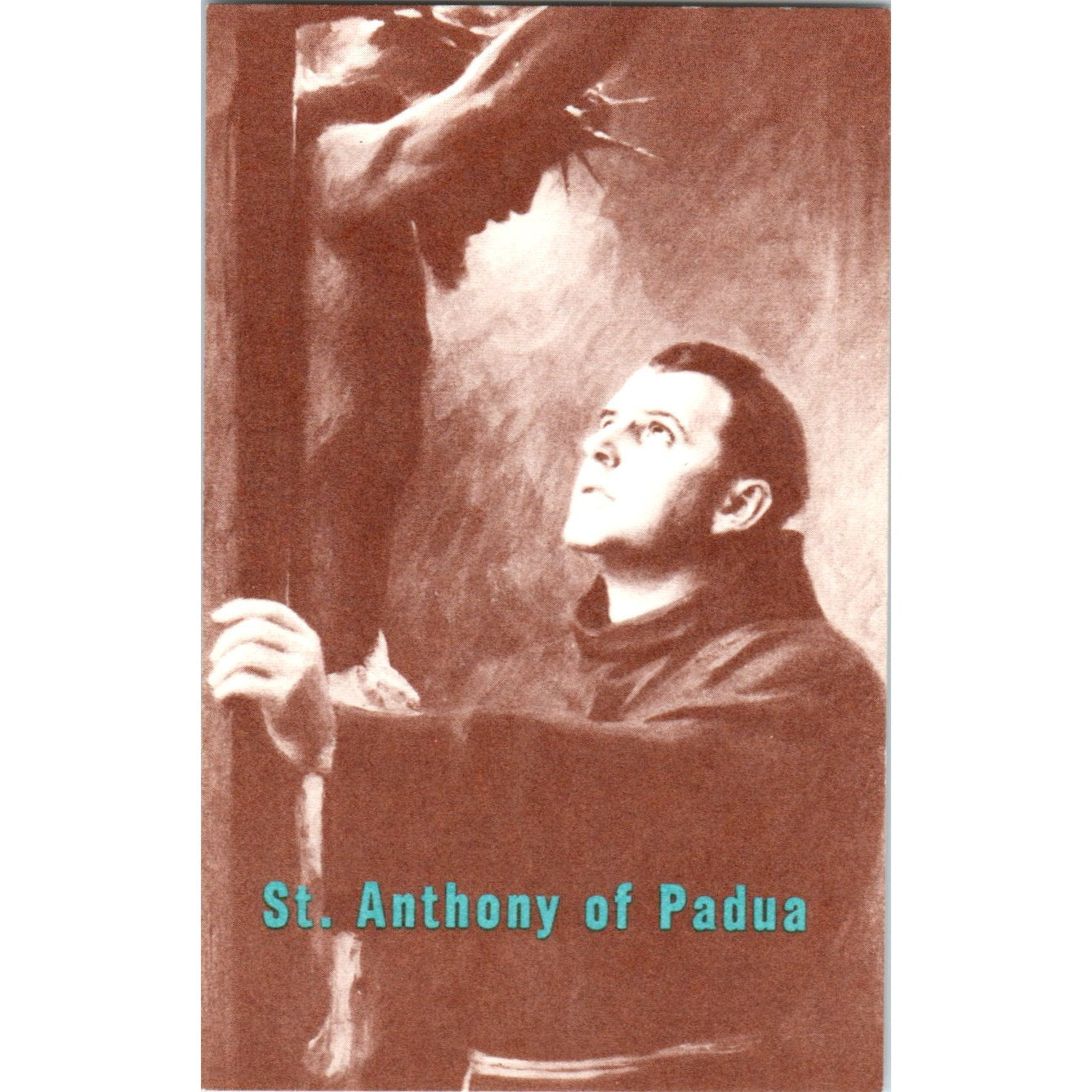 St. Anthony of Padua Vintage Catholic Prayer Card TH2-PC1