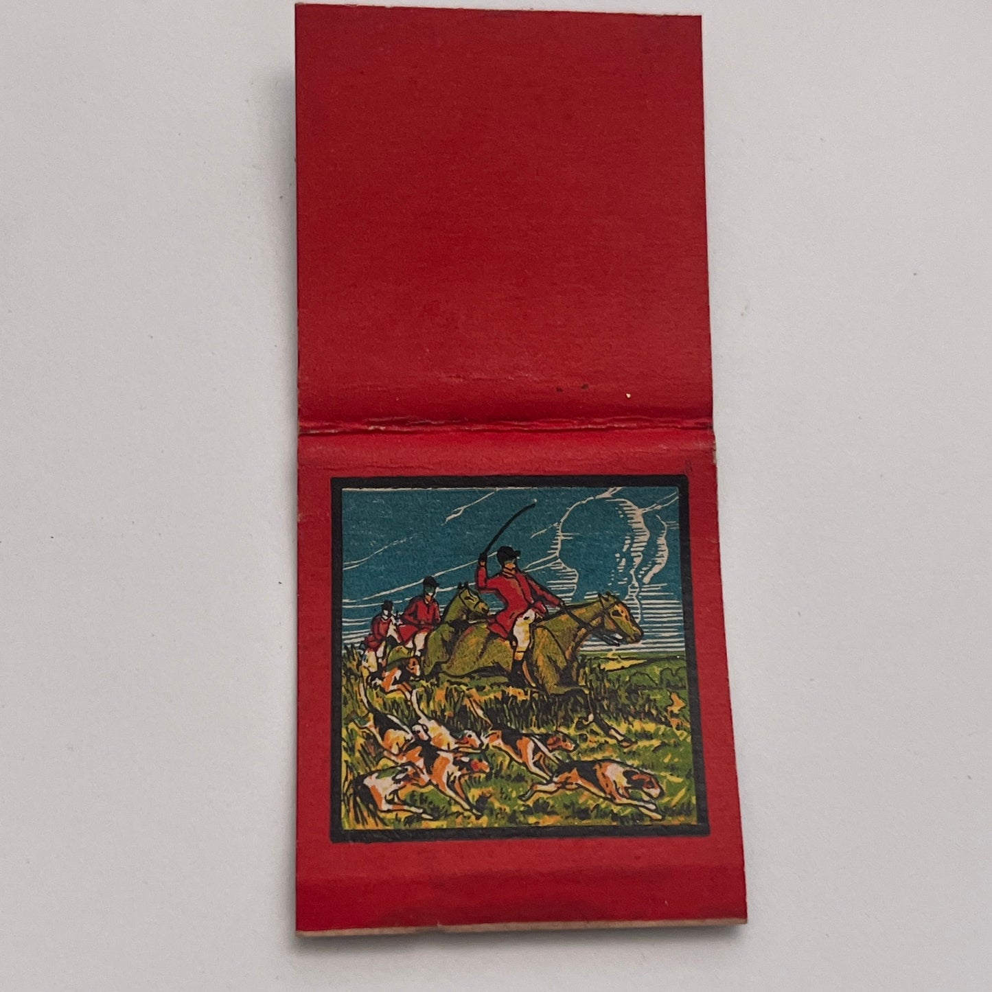 Fox Hunt Colgate Match Aristocrat Vintage Matchbook Cover TB8-MB-4