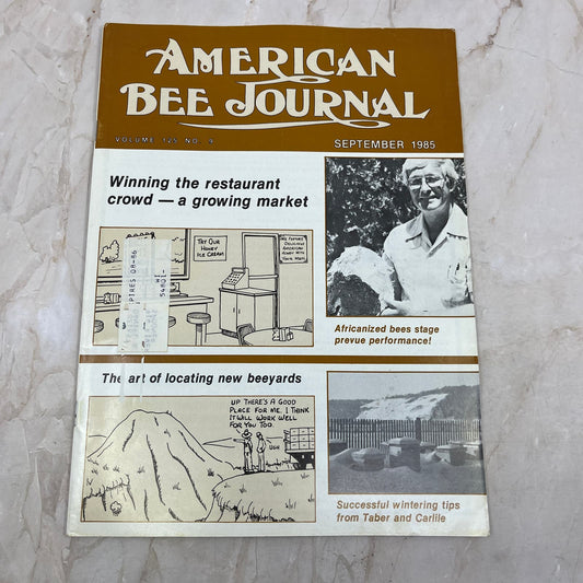 1985 Sept American Bee Journal Magazine Bees Beekeeping Honey M8