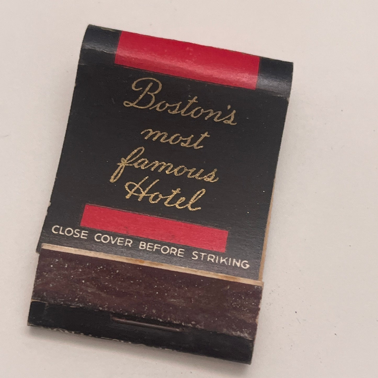 Parker House Boston MA Vintage Matchbook Cover TB8-MB2-4