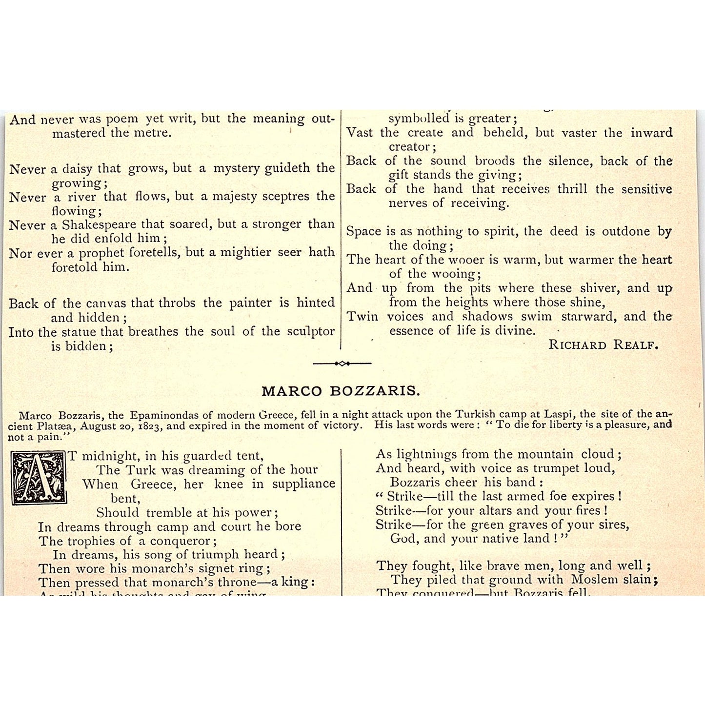 The Beauties of English Orthography - Anonymous 1884 Poem AG3-1