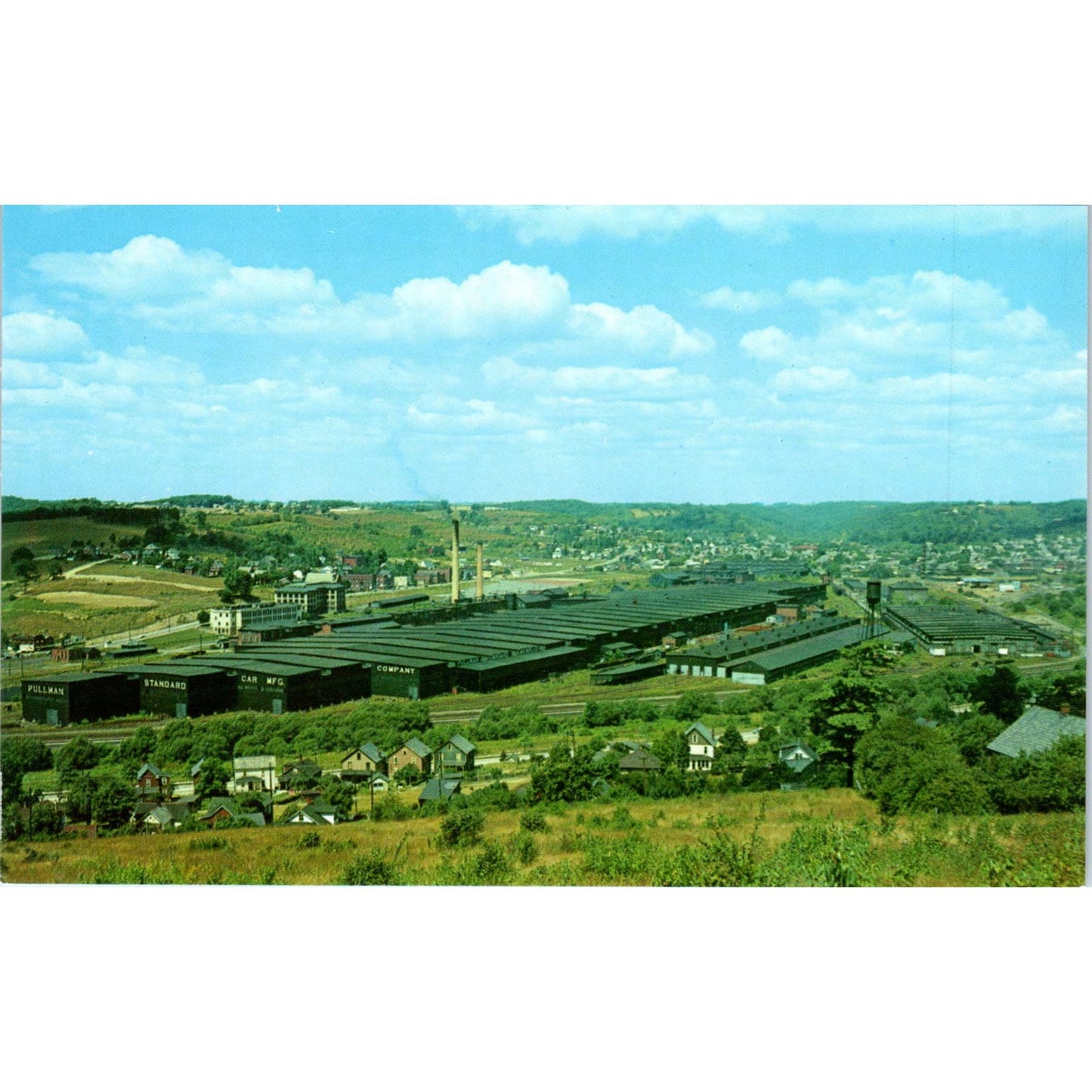 Pullman-Standard Car Mfg Co Pennsylvania Dutch Country Postcard PD7