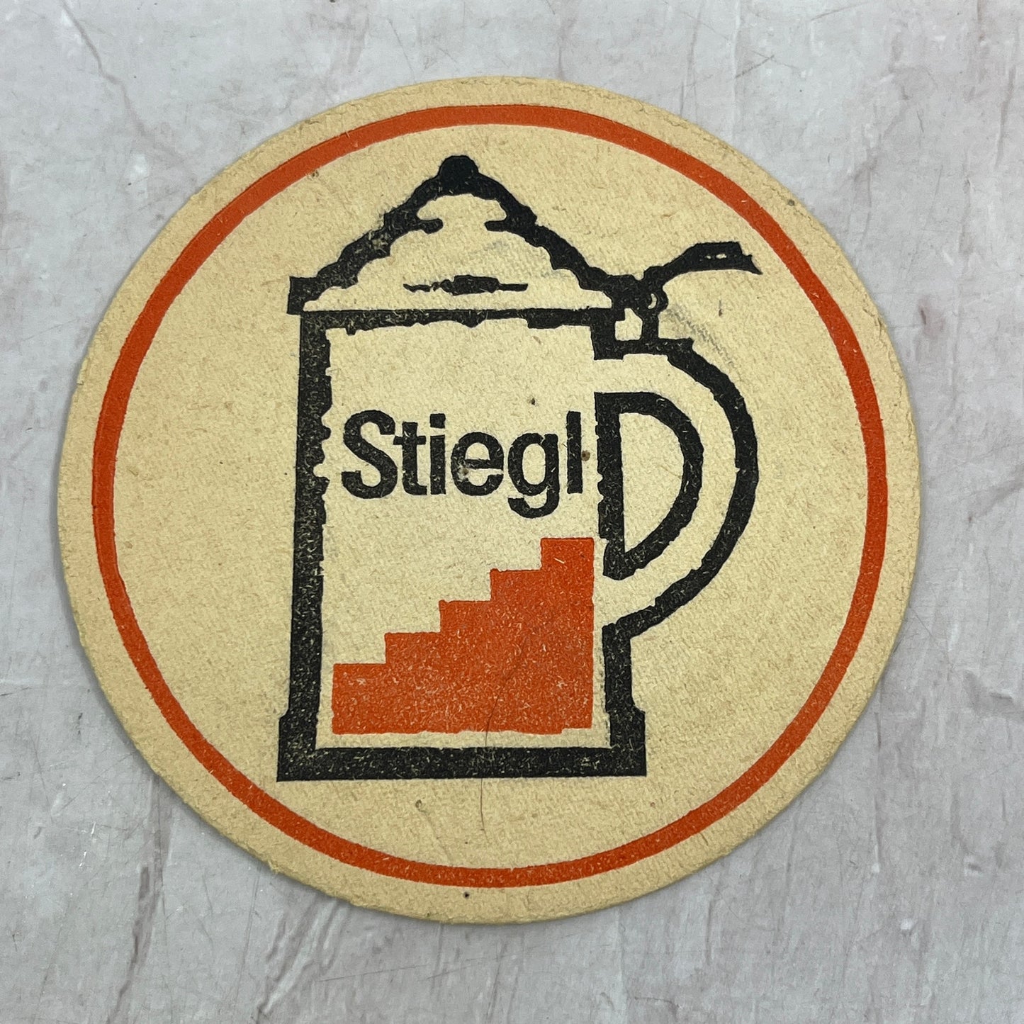 Vintage Salzburger Stiegl Bier German Beer Coaster TJ5-CO1