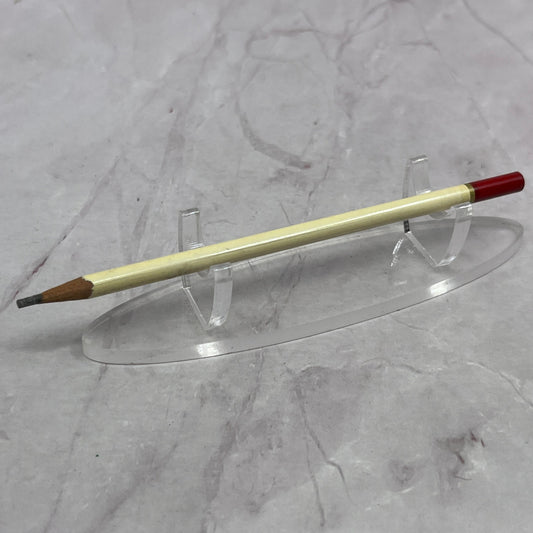 Vintage Slim White & Red Eraserless Pencil TC5-PN1