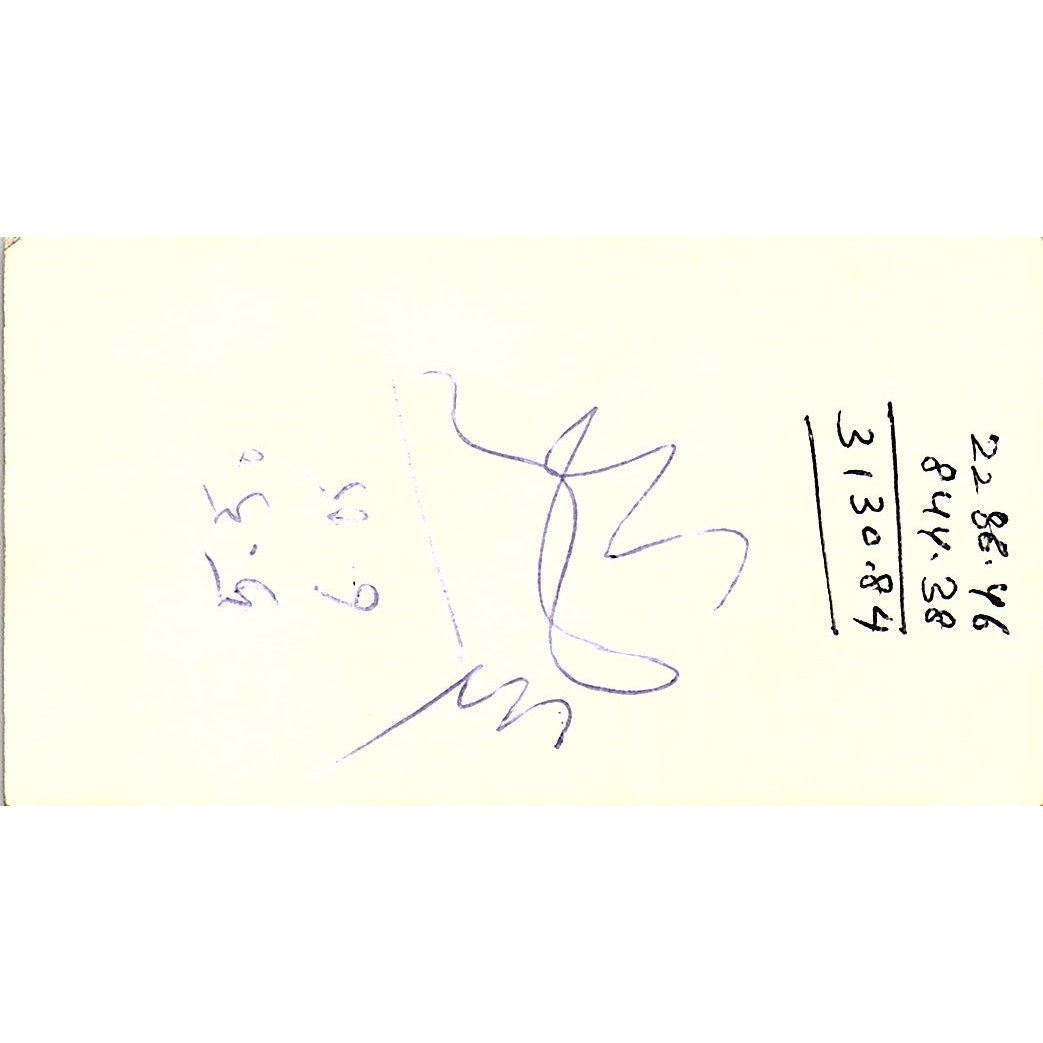 Manuel Mestre Marine Supplies Portland OR Vintage Business Card SD9-B8